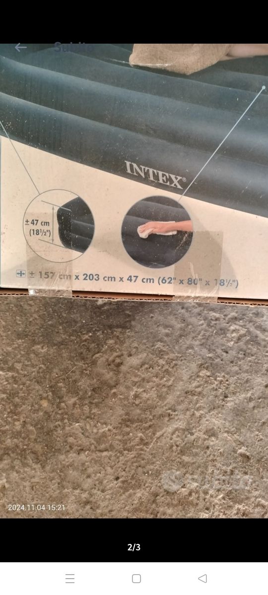 Materassino gonfiabile 200x150