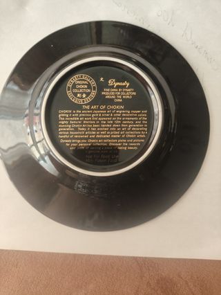 Porcelana fina CHOKIN con oro 24 kilates