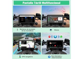 Pantalla Moto 6,25" Android Auto o Carplay