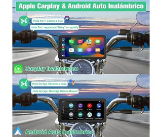 Pantalla Moto 6,25" Android Auto o Carplay