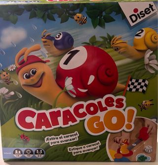 Diset Caracoles go! juego a partir de 4 años