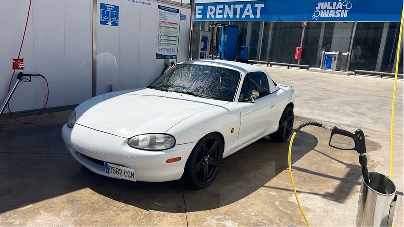 Mazda MX-5 NB 2002 blanco brillo! - foto 1