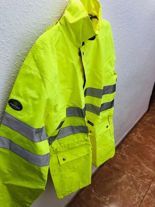 Chaqueta ipermeable de seguridad amarillo 