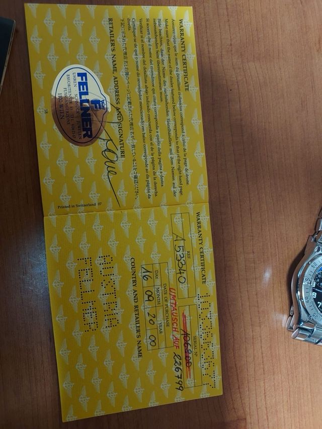 Reloj Breitling Trans Ocean