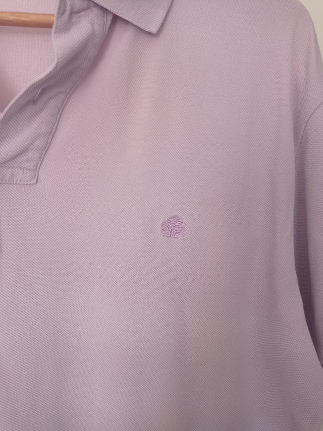 Polo Springfield lila hombre