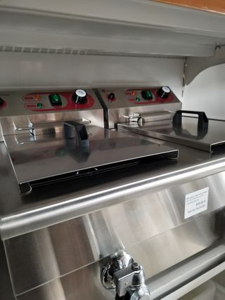 Freidora industrial 10+10 +IVA