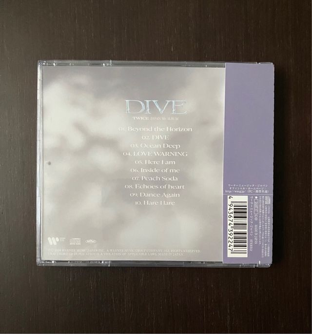 Twice Dive 5th Japan album CD jpop