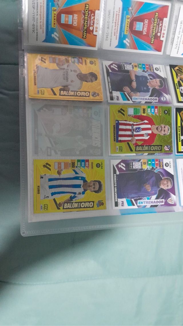 Cartas adrenalyn la liga española