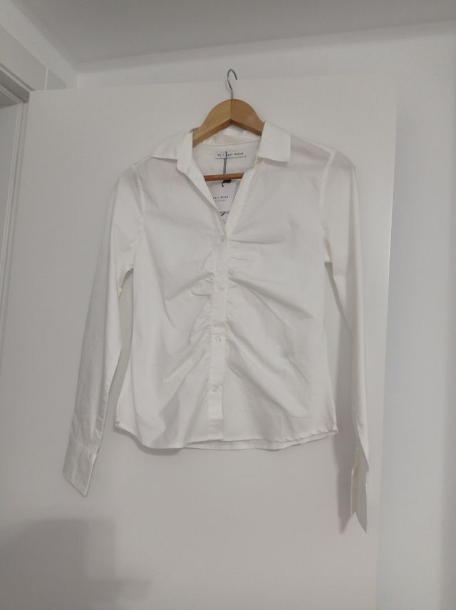 CAMISA ENTALLADA MUJER 
