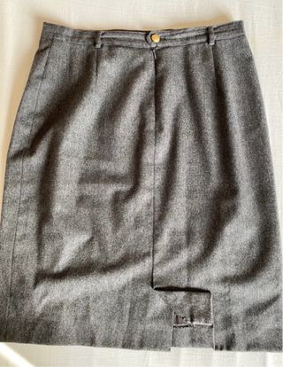 Gonna donna grigia Burberry