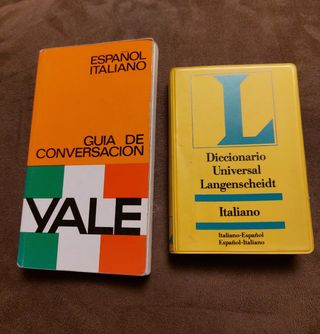 2 DICCIONARIOS CONVERSACIÓN ITALIANO