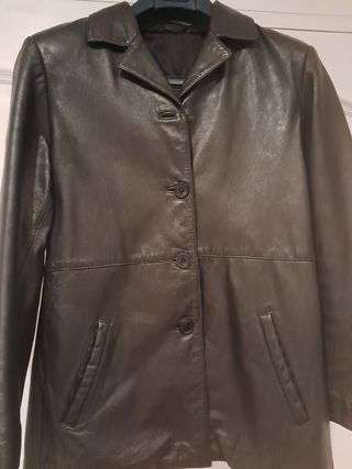 Americana cuero auténtico