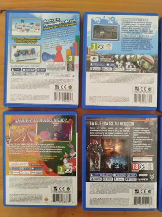 Lote Pack 8 Juegos PS Vita