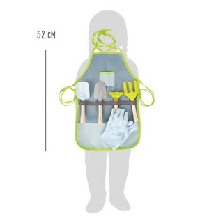 Delantal infantil y herramientas jardín Legler