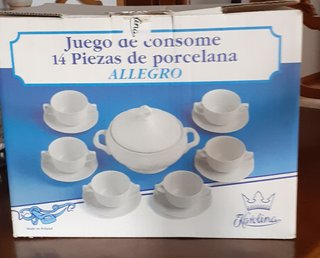 Juego de consomé de 6 servicios