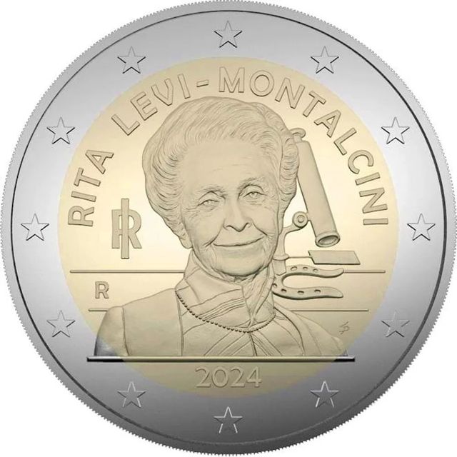 Moneda 2€ Italia 2024 "Rita Levi"----SC.