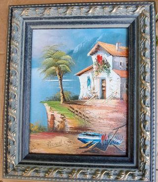 🎁✨👉👨🏼‍🎨 🧑🏼‍🎨Cuadro marinero con marco