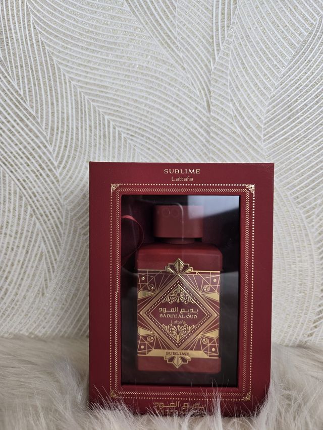 PERFUME ÁRABE BADEE AL OUD (ROJO) 100ML