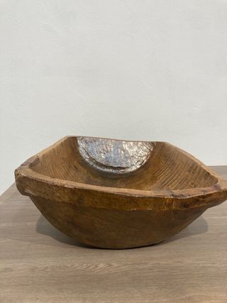 Antigua artesa madera restaurada