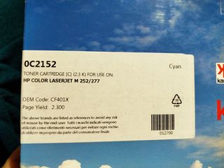 Toner Karnak per HP color Laserjet Ciano