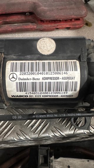 Compresor de suspension neumatica Mercedes Benz