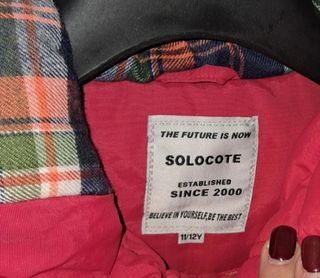 Giubbino rosso 11/12 anni ragazzo