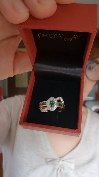 Anillo Oro 18 Ct Princesa