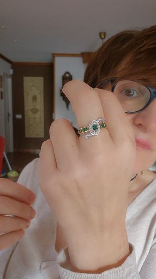 Anillo Oro 18 Ct Princesa