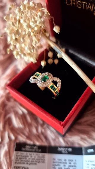 Anillo Oro 18 Ct Princesa