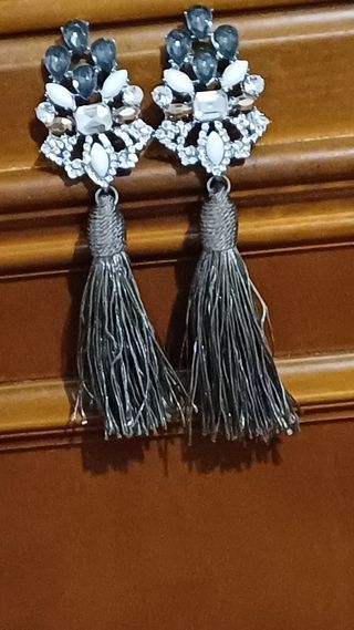 PENDIENTES D BORLA. DIAMANTES SINTÉTICOS