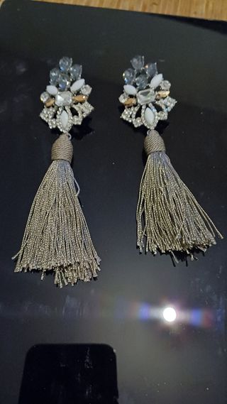 PENDIENTES D BORLA. DIAMANTES SINTÉTICOS
