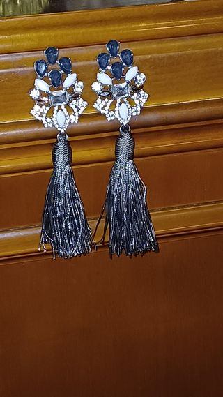 PENDIENTES D BORLA. DIAMANTES SINTÉTICOS