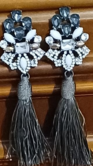 PENDIENTES D BORLA. DIAMANTES SINTÉTICOS