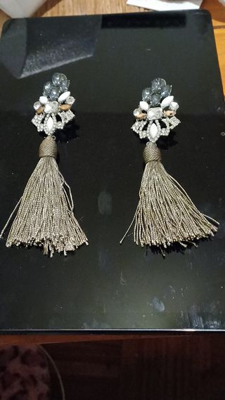 PENDIENTES D BORLA. DIAMANTES SINTÉTICOS