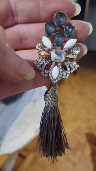 PENDIENTES D BORLA. DIAMANTES SINTÉTICOS