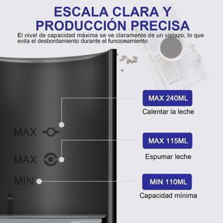 Espumador de Leche Eléctrico 600W  4 en 1.Nuevo