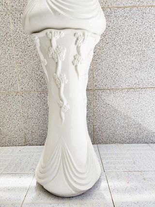 Columna macetero cerámica