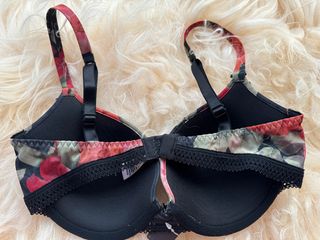 conjunto de lencería de tul de flores