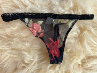 conjunto de lencería de tul de flores