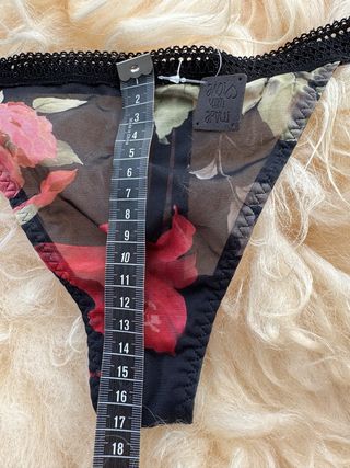conjunto de lencería de tul de flores