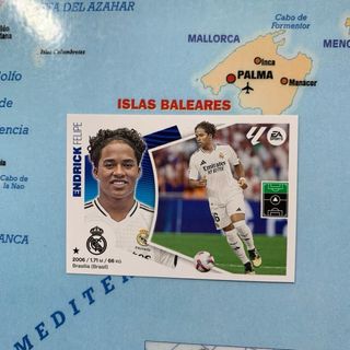 Endrick 17 del Real Madrid cromo liga este 24-25