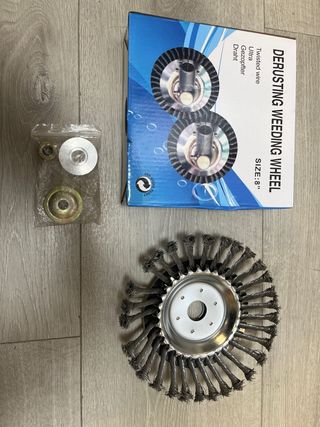 Lvelfe Cepillo para Malas Hierbas desbrozadora 8"