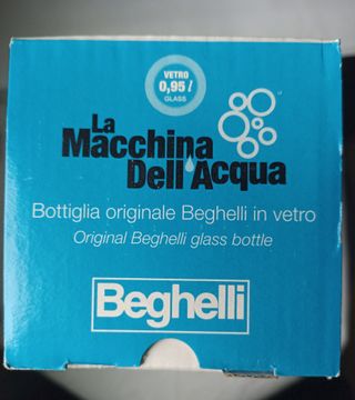 Bottiglia Vetro per Macchina dell'Acqua Beghelli