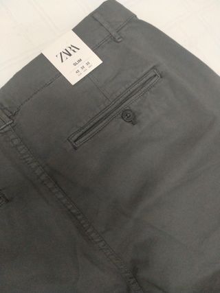 Pantalón Zara caballero gris