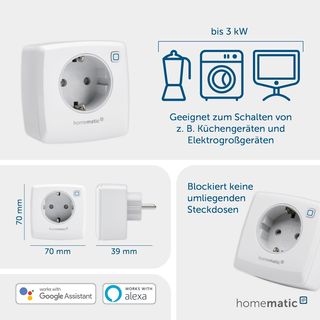 Homematic - Enchufe para hogar inteligente