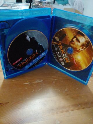 Taken trilogy bluray disc
