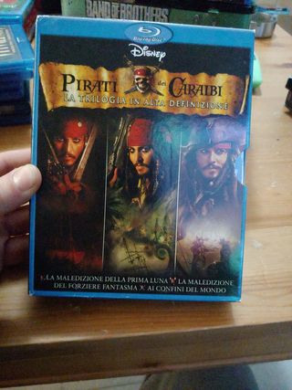 Pirati dei Caraibi trilogia bluray
