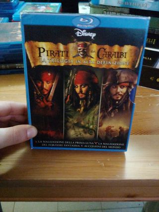 Pirati dei Caraibi trilogia bluray