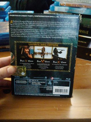 Pirati dei Caraibi trilogia bluray