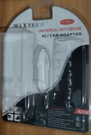 Carica batteria PC portatile e auto